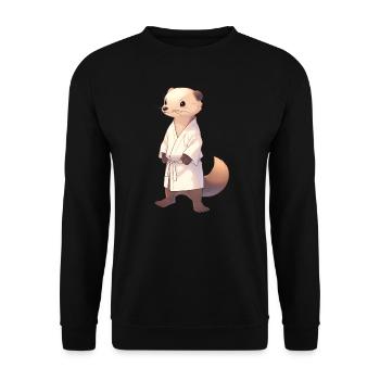Judo Mungo - Unisex Pullover - Schwarz - Vorne - Alina (178cm) & Michal (187cm)