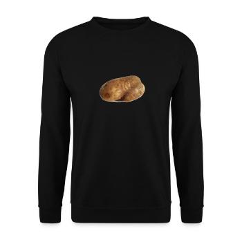 Potato potatoes - Unisex Sweatshirt - black - Front - Alina (178cm) & Michal (187cm)