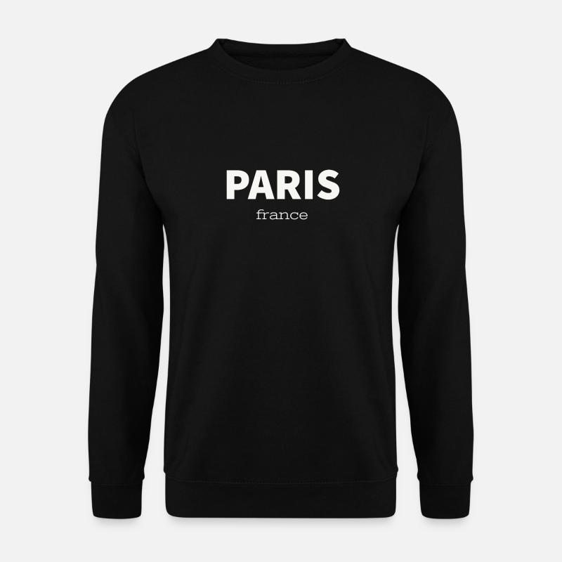 PARIS - Unisex Pullover - Schwarz