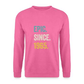 59e anniversaire 59 ans d’épopée depuis 1965 - Sweat-shirt Unisexe - rose - Devant