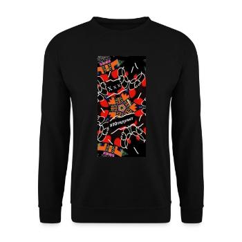 Xxx 10 4000 - Sweat-shirt Unisexe - noir - Devant - Alina (178cm) & Michal (187cm)