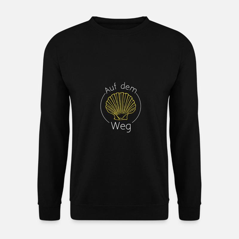 Auf dem Weg Jakobsweg - Unisex Pullover - Schwarz