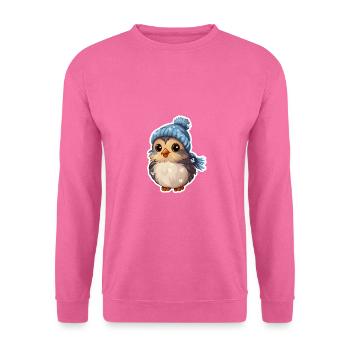 Oiseau d’hiver - Sweat-shirt Unisexe - rose - Devant