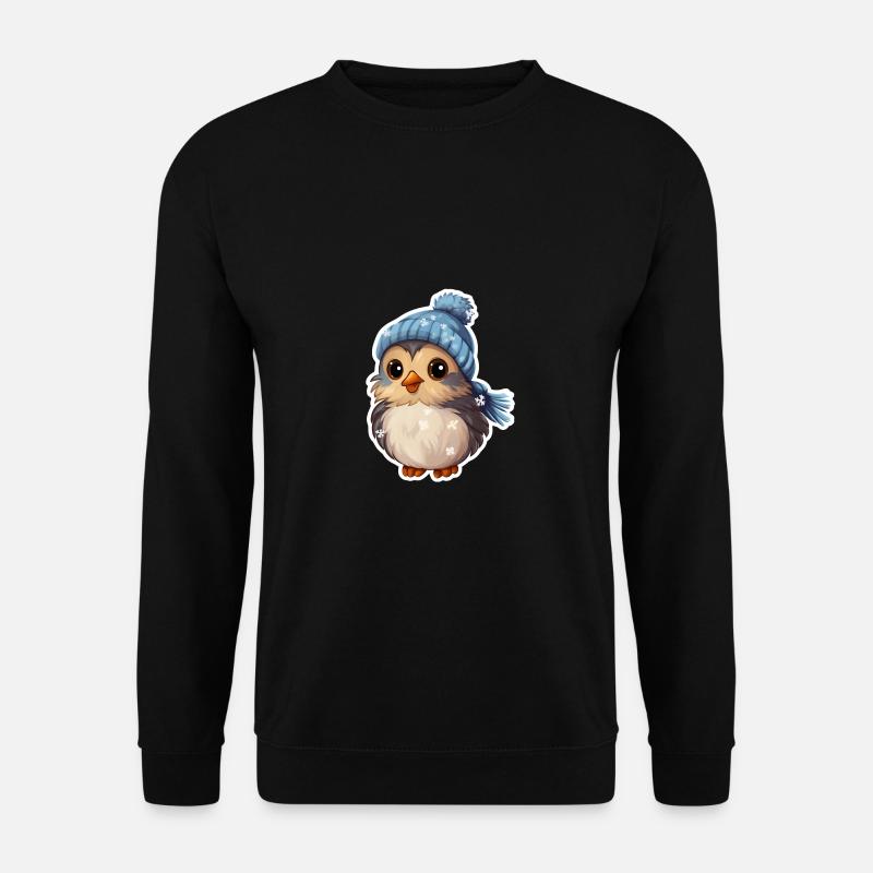 Winter Bird - Unisex Sweatshirt - black