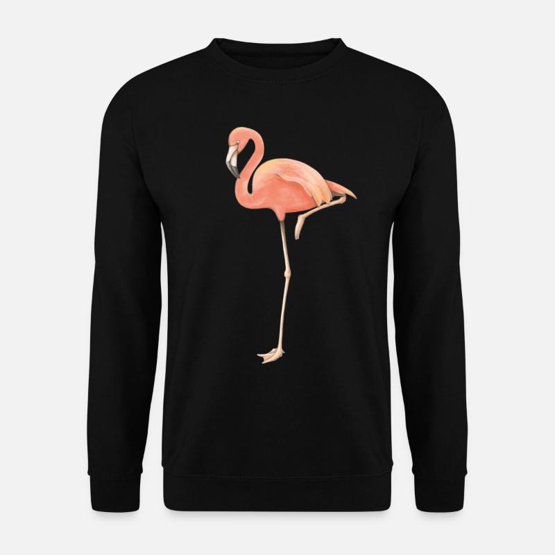 Flamingo solo - Unisex Pullover - Schwarz