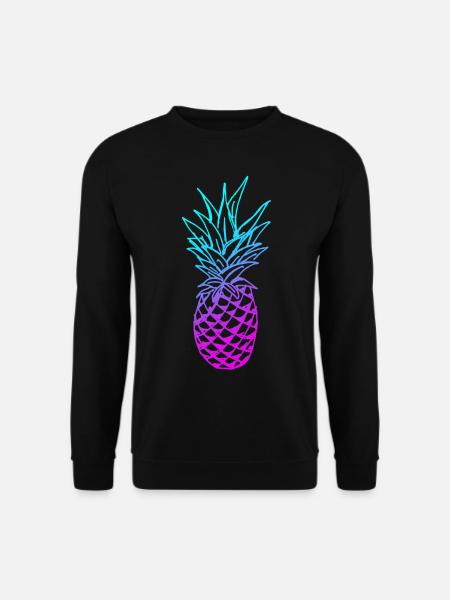 Pineapple Glow - Unisex Sweatshirt - black