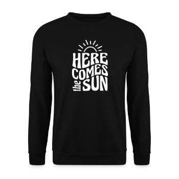 SUN HOLIDAYS TRAVEL HOLIDAYMAKERS TRAVEL HOLIDAY MOTIFS - Unisex Sweatshirt - black - Front - Alina (178cm) & Michal (187cm)