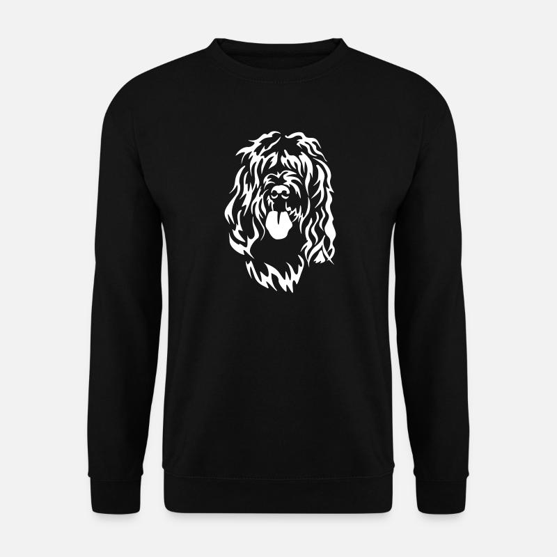 Otterhund Kopf "Black Edition" - Unisex Pullover - Schwarz