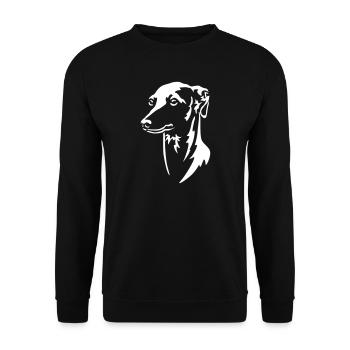 Italian wind chime head "Black Edition" - Unisex Sweatshirt - black - Front - Alina (178cm) & Michal (187cm)