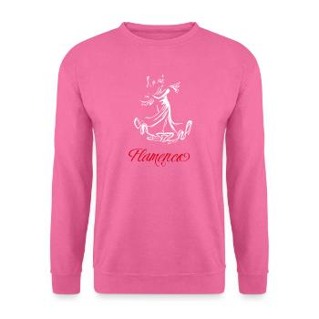 Flamingo (dark) - Unisex Sweatshirt - pink - Front