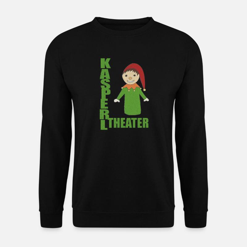 KASPERLTHEATER - Unisex Pullover - Schwarz
