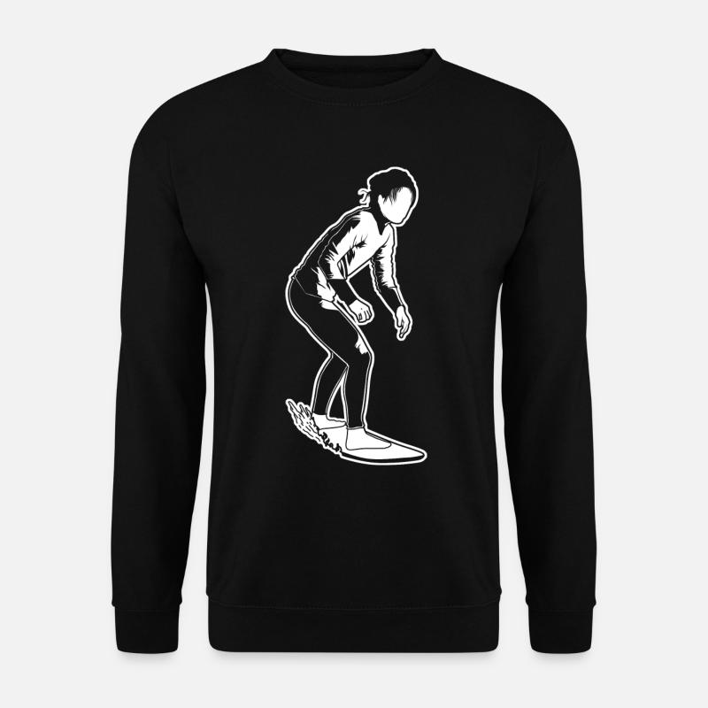 Surfer Mädchen - Unisex Pullover - Schwarz