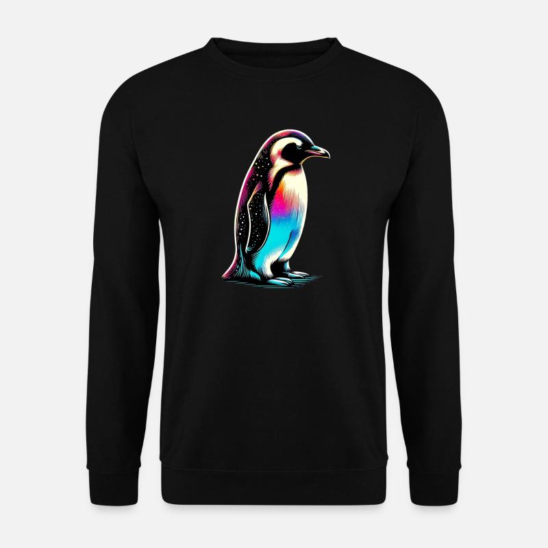 Pinguin - Unisex Pullover - Schwarz