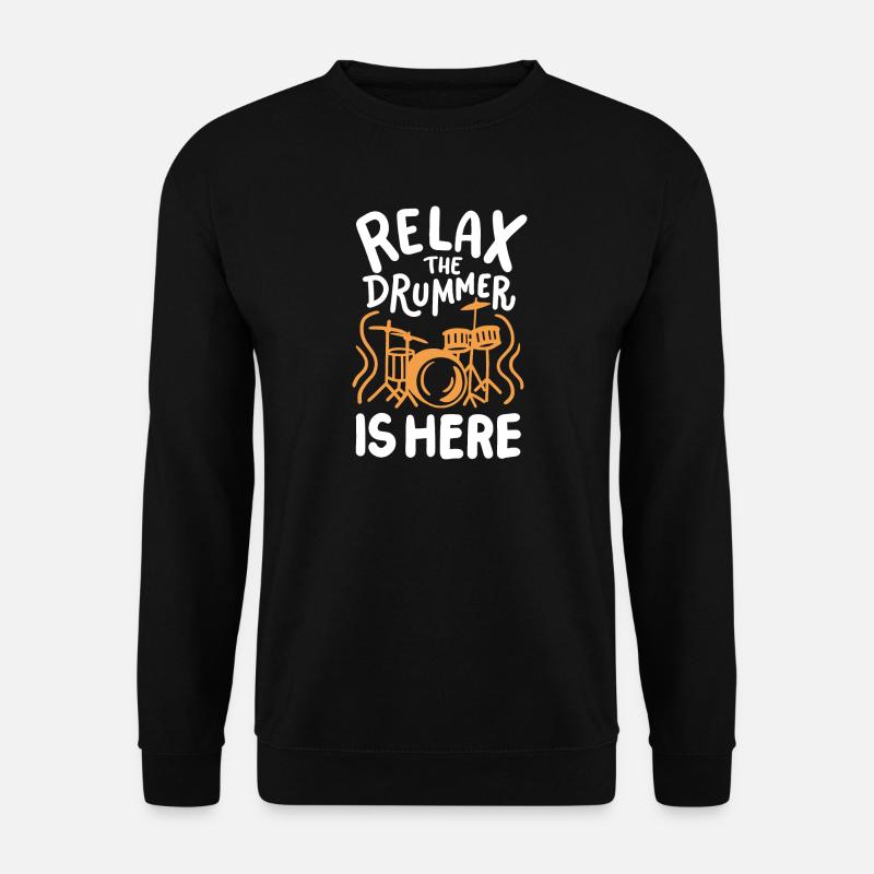 Schlagzeuger Schlagzeug Trommeln - Unisex Pullover - Schwarz