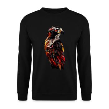Falke - Unisex Pullover - Schwarz - Vorne - Alina (178cm) & Michal (187cm)