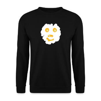 bear cub - Unisex Sweatshirt - black - Front - Alina (178cm) & Michal (187cm)