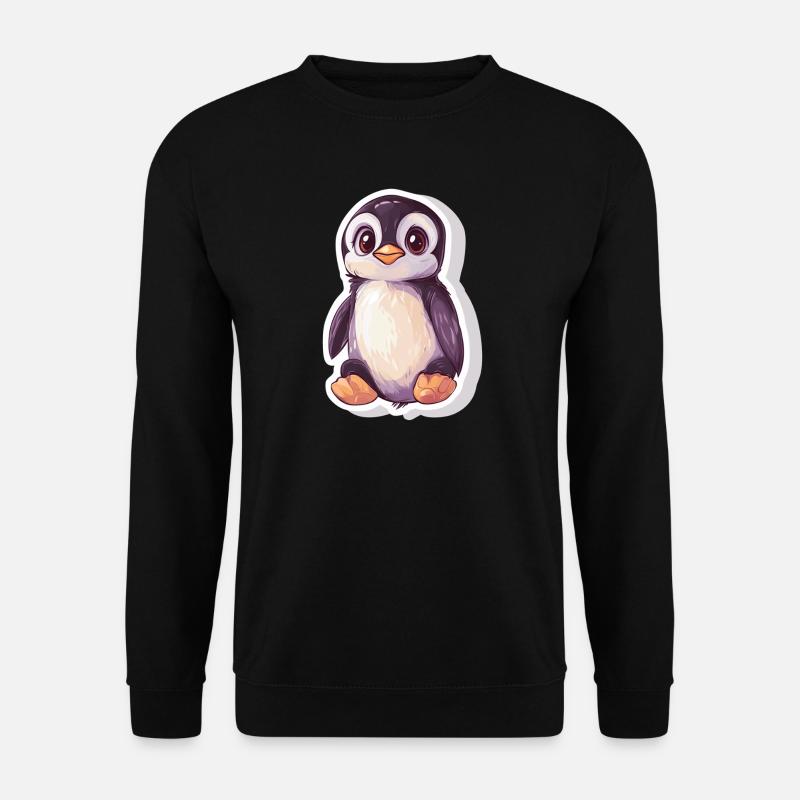 Pinguin - Unisex Pullover - Schwarz