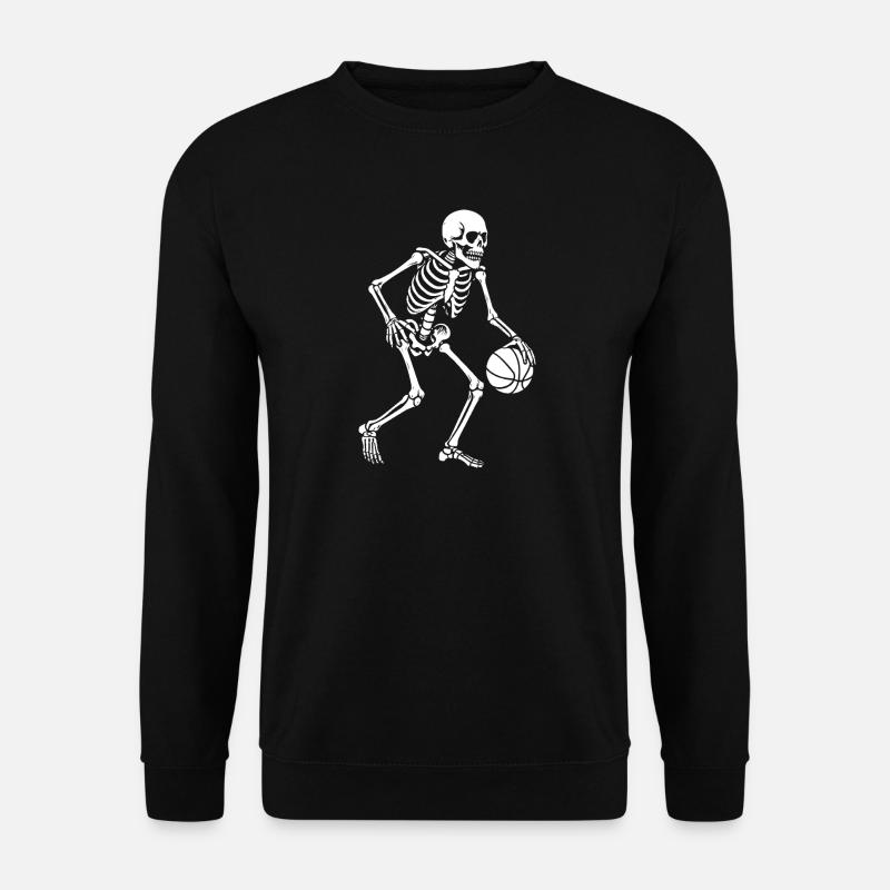 Skeleton Dribbler Basketball - Unisex Sweatshirt - black