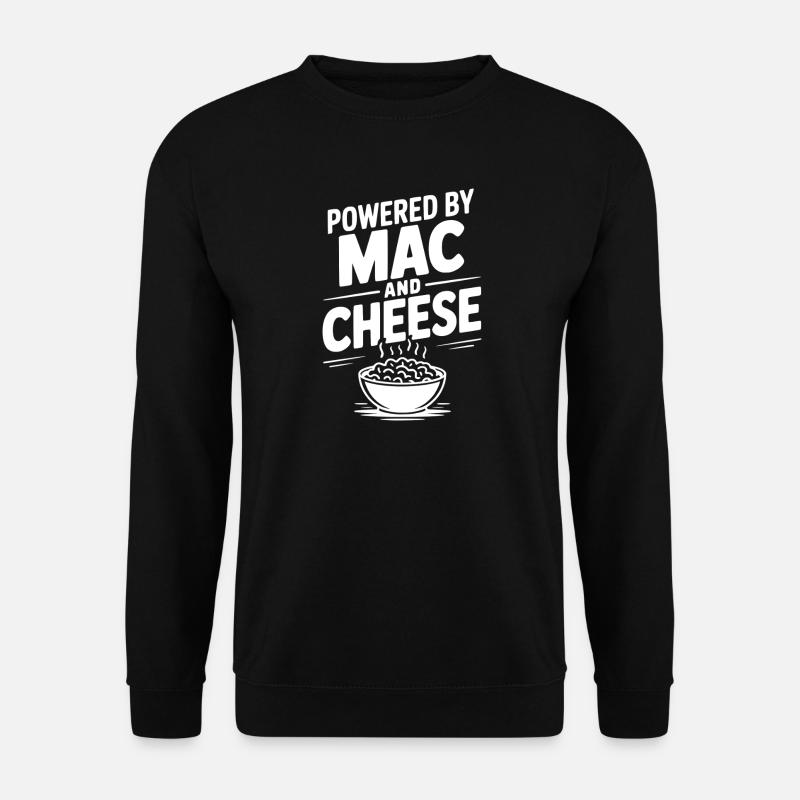 Propulsé par Mac and Cheese - Sweat-shirt Unisexe - noir