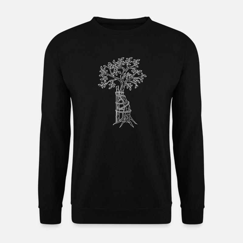 Tree by Andry – white - Unisex Sweatshirt - black