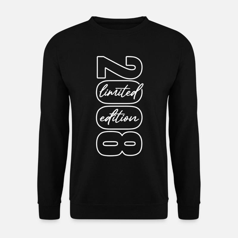 Édition limitée cadeau d’anniversaire 2008 - Sweat-shirt Unisexe - noir