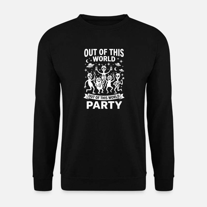 Alien World Party - Unisex Sweatshirt - black