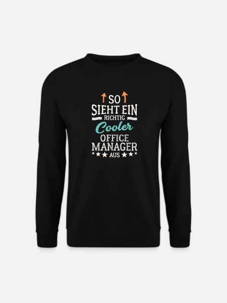 Cool Office Manager Team Leadership Office - Unisex Sweatshirt - black