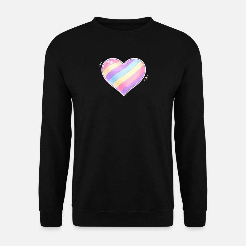 Ello_Heart - Unisex Pullover - Schwarz