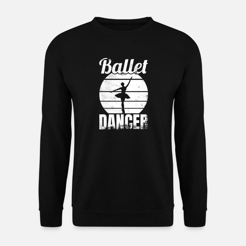 Funny ballet dancer - Unisex Sweatshirt - black