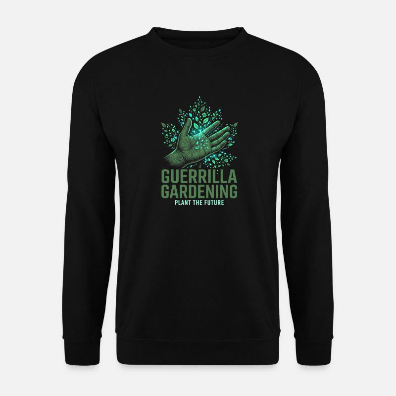 Guerrilla Gardening - Unisex Pullover - Schwarz