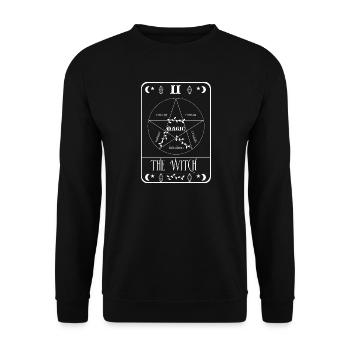 Die Hexe II - Unisex Pullover - Schwarz - Vorne - Alina (178cm) & Michal (187cm)