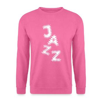 Conception de logo déformé par le jazz - Sweat-shirt Unisexe - rose - Devant