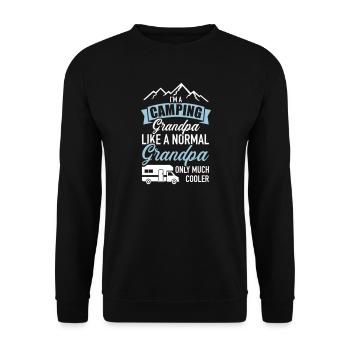 Campeur - Sweat-shirt Unisexe - noir - Devant - Alina (178cm) & Michal (187cm)