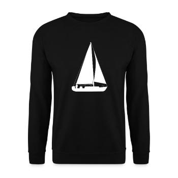 Voilier Voilier Voilier Sports nautiques - Sweat-shirt Unisexe - noir - Devant - Alina (178cm) & Michal (187cm)