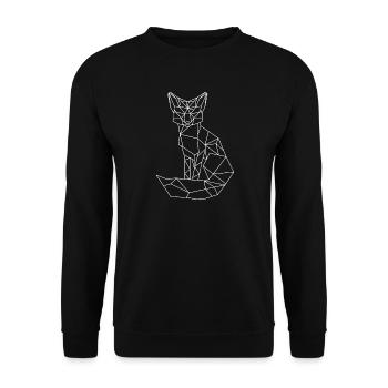 Fuchs - Unisex Pullover - Schwarz - Vorne - Alina (178cm) & Michal (187cm)