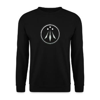 Awen - Unisex Pullover - Schwarz - Vorne - Alina (178cm) & Michal (187cm)
