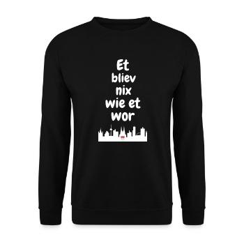 Karneval Köln Kölle Alaaf Kölsches Grundgesetz Fun - Sweat-shirt Unisexe - noir - Devant - Alina (178cm) & Michal (187cm)