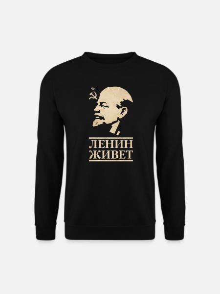 Lenin lebt - Unisex Pullover - Schwarz