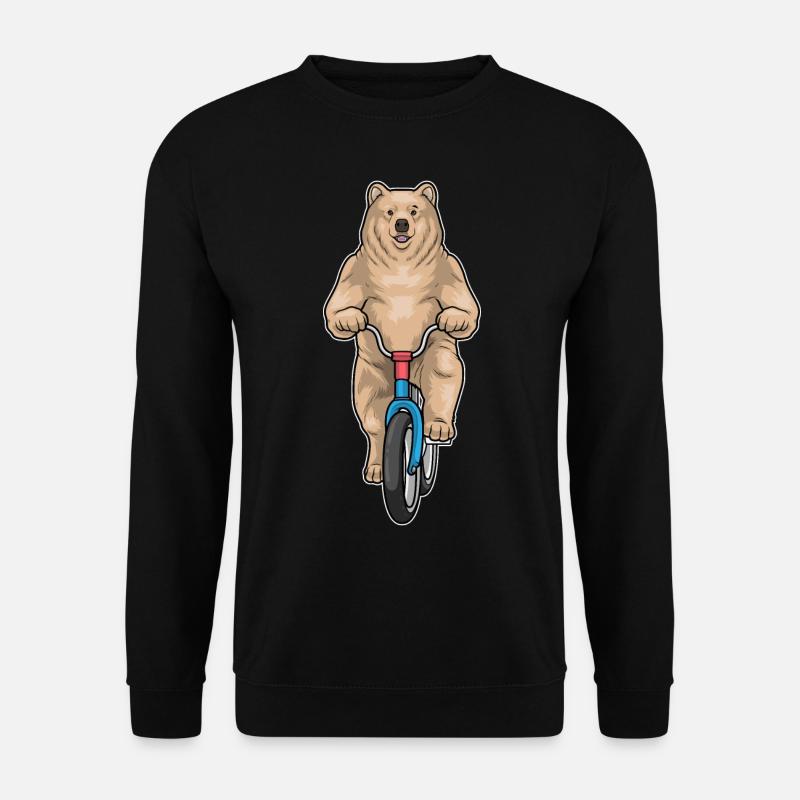 Vélo Bear - Sweat-shirt Unisexe - noir