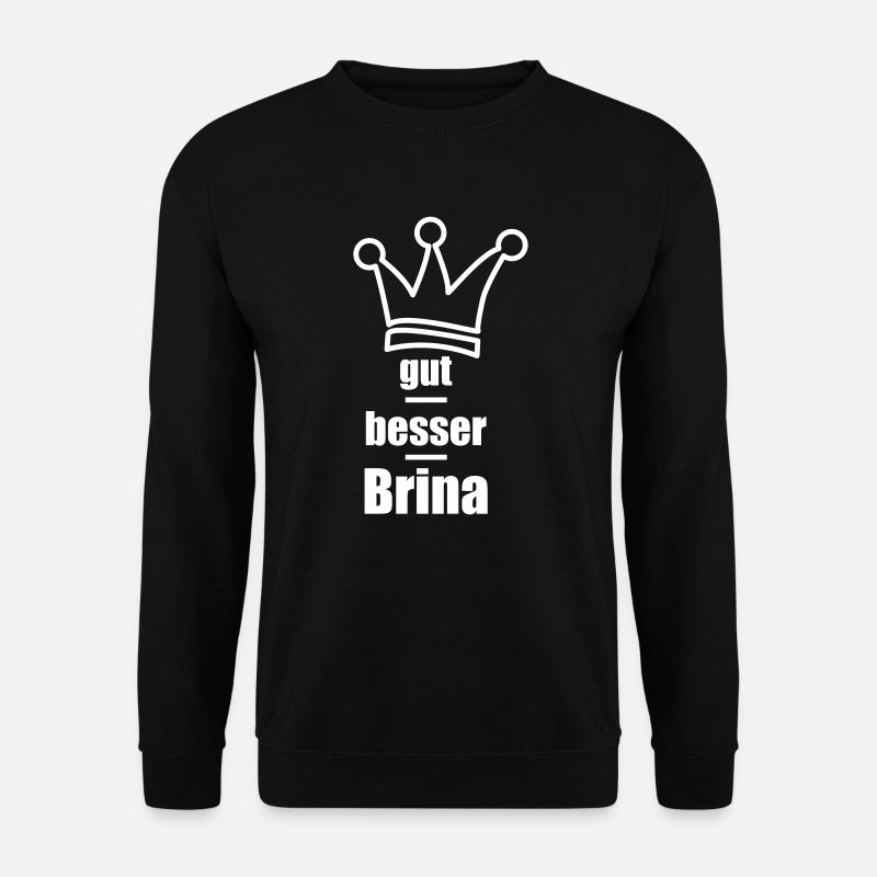 Brina - Unisex Pullover - Schwarz