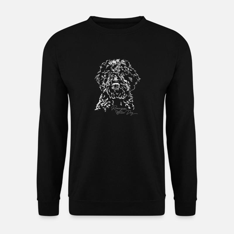 ROMAGNA WATER DOG Portrait Wilsigns - Unisex Pullover - Schwarz