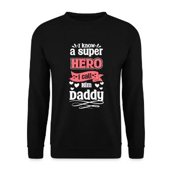 Everyday Hero Cloak Work - Unisex Sweatshirt - black - Front - Alina (178cm) & Michal (187cm)