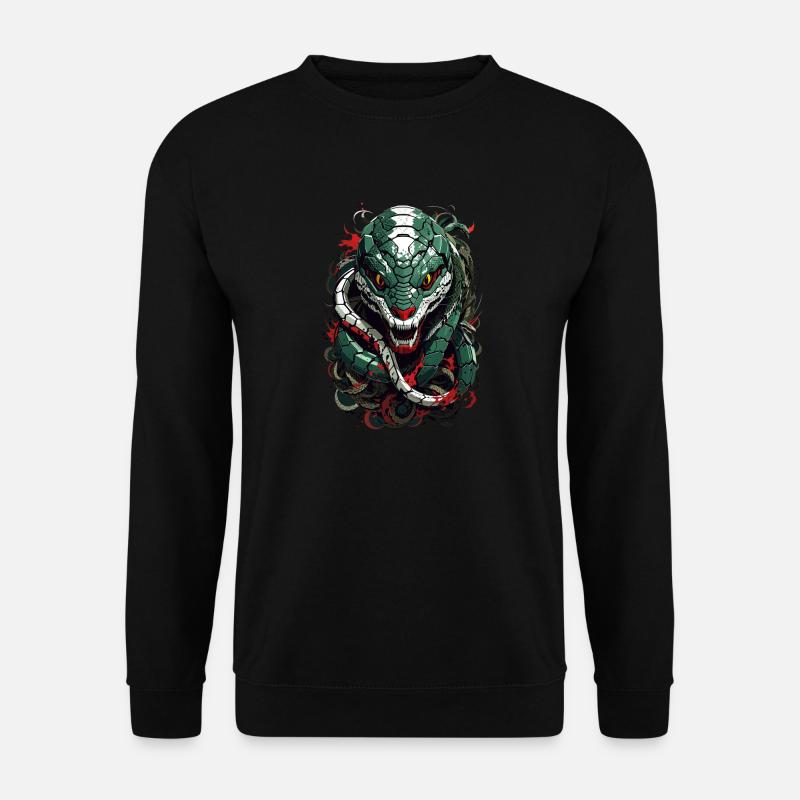 Snake - Unisex Pullover - Schwarz