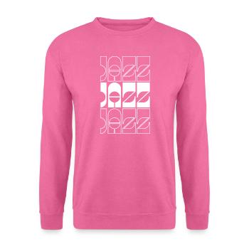 Conception audacieuse du logo de jazz - Sweat-shirt Unisexe - rose - Devant