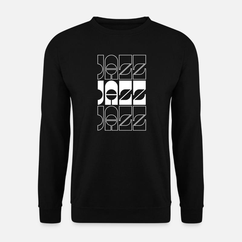 Mutiges Jazz-Logo-Design - Unisex Pullover - Schwarz
