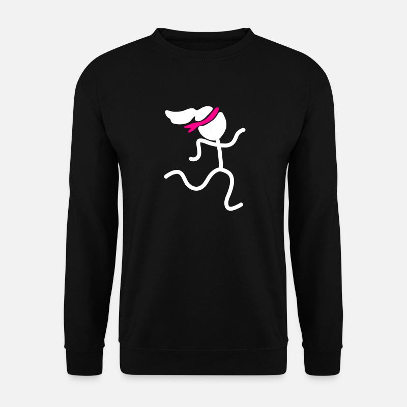 Courses sportives Courses - Sweat-shirt Unisexe - noir