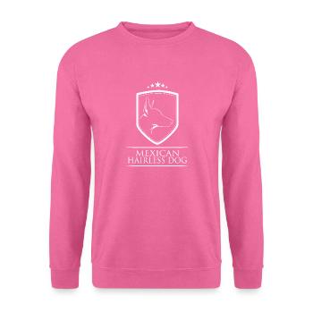 MEXICAN HAIRLESS DOG Hunde Hund Wilsigns - Unisex Pullover - Pink - Vorne
