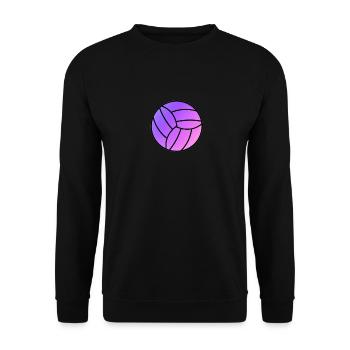 Volleyball arc-en-ciel - Sweat-shirt Unisexe - noir - Devant - Alina (178cm) & Michal (187cm)