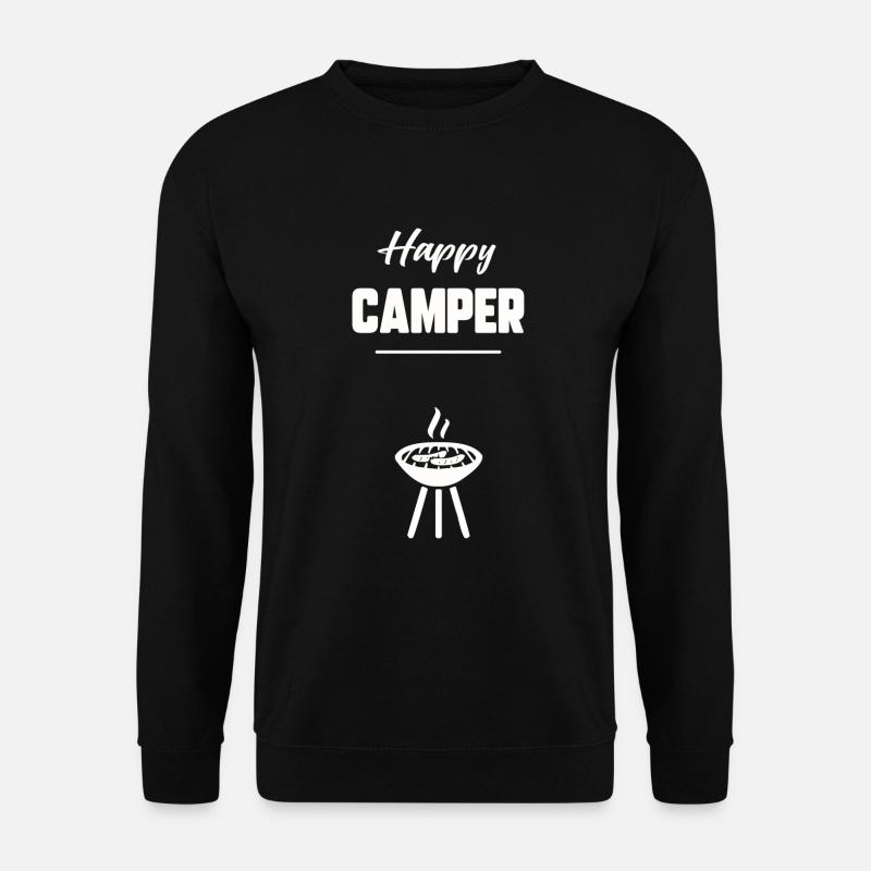 Happy camper - Unisex Sweatshirt - black
