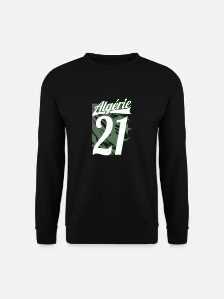 algérie Drapeau - Sweat-shirt Unisexe - noir